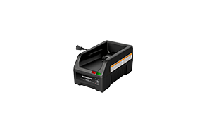 Un chargeur standard Honda en studio.